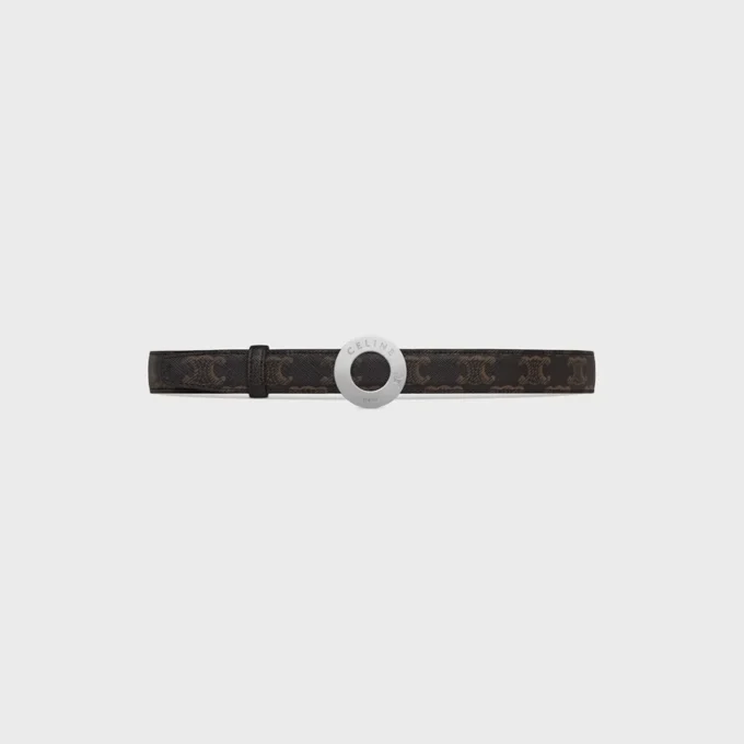 Boucle à disque CELINE et lanière réversible 25 mm