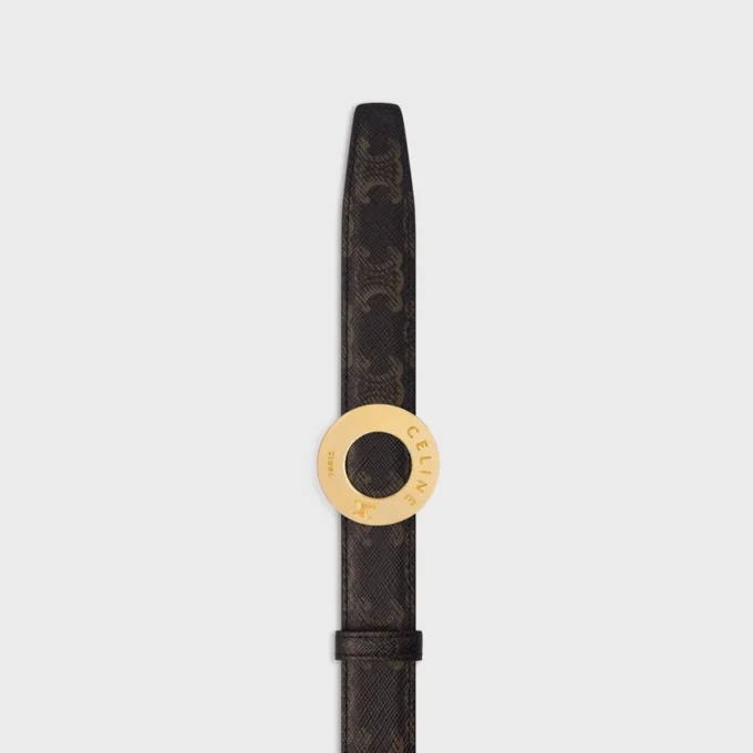 Boucle à disque CELINE et lanière réversible 25 mm