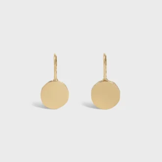 Boucles d&rsquo;oreilles CELINE en or jaune et diamants