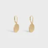 Boucles d&rsquo;oreilles CELINE en or jaune et diamants