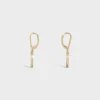 Boucles d&rsquo;oreilles CELINE en or jaune et diamants