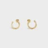 Boucles d’oreilles Torsion en or jaune et diamants Boucles d’oreilles Torsion en or jaune et diamants