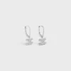 Boucles d’oreilles Triomphe en strass, laiton rhodié et cristaux Boucles d’oreilles Triomphe en strass, laiton rhodié et cristaux