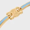 Bracelet articulé Triomphe en émail et laiton avec finition dorée Bracelet articulé Triomphe en émail et laiton avec finition dorée