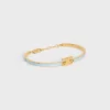 Bracelet articulé Triomphe en émail et laiton avec finition dorée Bracelet articulé Triomphe en émail et laiton avec finition dorée
