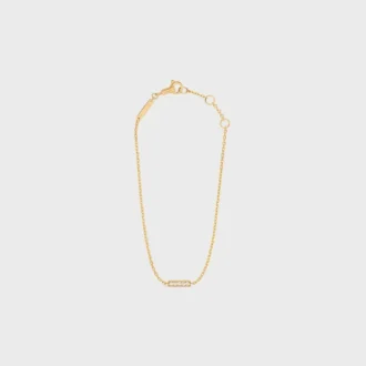 Bracelet de la ligne CELINE en or jaune et diamants