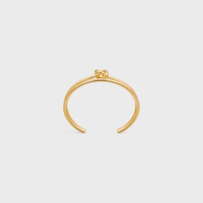 Bracelet double tour en laiton avec finition dorée Bracelet double tour en laiton avec finition dorée