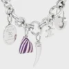 Bracelet Heritage Chunky en laiton avec finition rhodiée Bracelet Heritage Chunky en laiton avec finition rhodiée