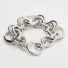 Bracelet Heritage Chunky en laiton avec finition rhodiée Bracelet Heritage Chunky en laiton avec finition rhodiée