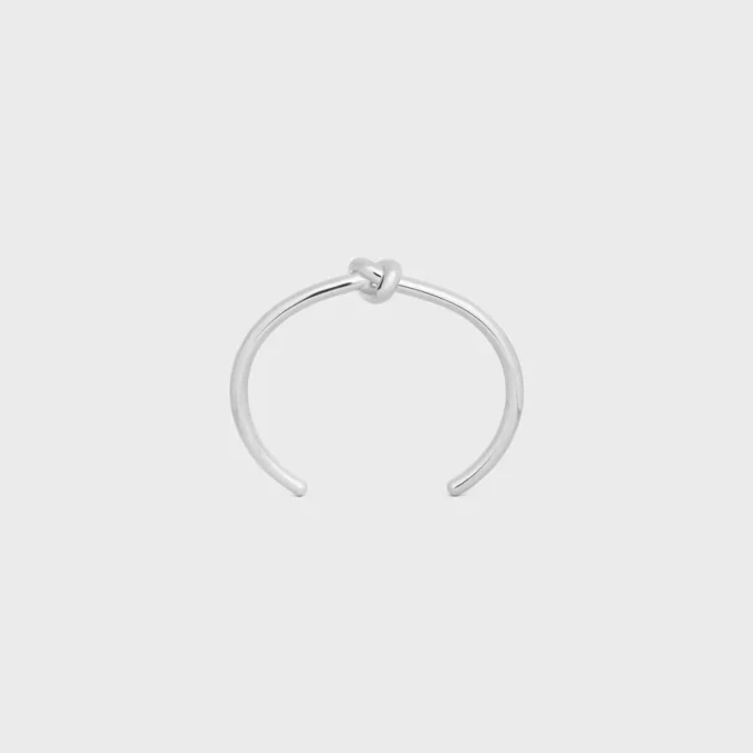 Bracelet Knot en laiton avec finition rhodiée Bracelet Knot en laiton avec finition rhodiée