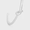 Bracelet Knot en laiton avec finition rhodiée Bracelet Knot en laiton avec finition rhodiée