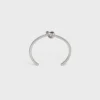 Bracelet Knot extra-fin en laiton avec finition rhodiée