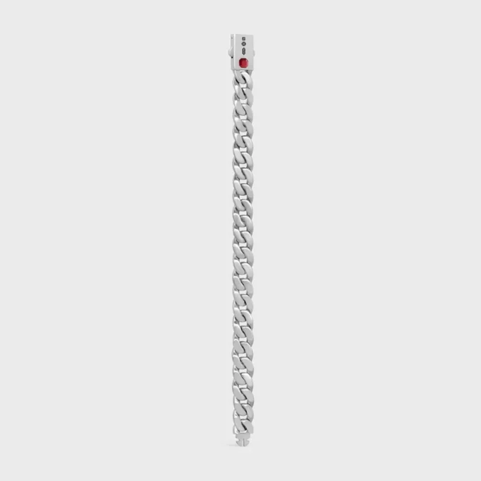Bracelet Les Poincons CELINE en argent sterling et grenat Bracelet Les Poincons CELINE en argent sterling et grenat
