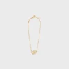 Bracelet Maillon Triomphe en or jaune et diamants Bracelet Maillon Triomphe en or jaune et diamants
