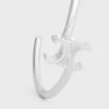 Bracelet Triomphe asymétrique en laiton avec finition rhodiée