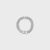 Bracelet Triomphe Gourmette en laiton avec finition rhodiée Bracelet Triomphe Gourmette en laiton avec finition rhodiée