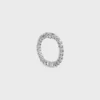 Bracelet Triomphe Gourmette en laiton avec finition rhodiée Bracelet Triomphe Gourmette en laiton avec finition rhodiée