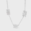 Bracelet Triomphe Mini Triomphe en laiton avec finition rhodiée Bracelet Triomphe Mini Triomphe en laiton avec finition rhodiée