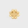 Broche Les Perles CELINE en strass, perles en résine, laiton avec finition dorée et acier Broche Les Perles CELINE en strass, perles en résine, laiton avec finition dorée et acier