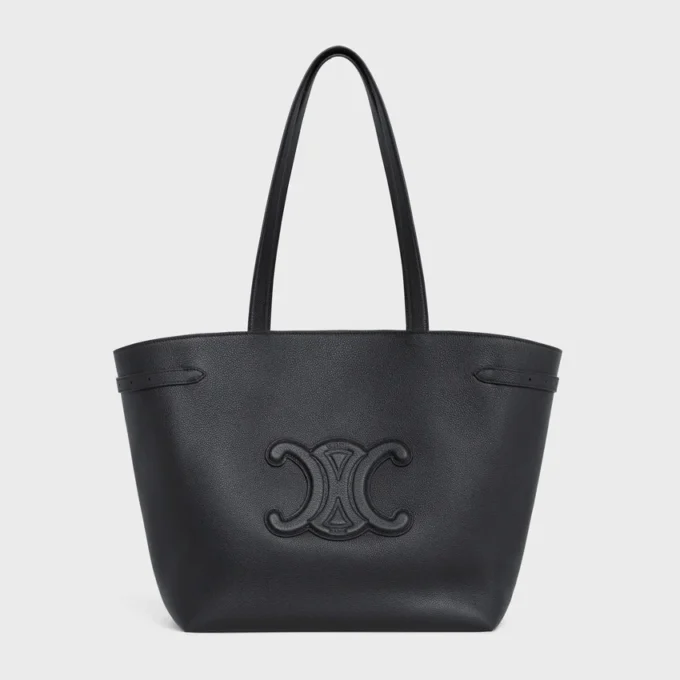 Cabas AnaïS Cuir Triomphe de taille moyenne en cuir de veau grainé Cabas AnaïS Cuir Triomphe de taille moyenne en cuir de veau grainé