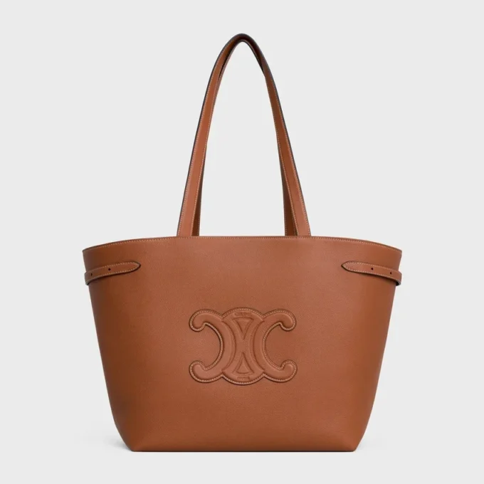 Cabas AnaïS Cuir Triomphe de taille moyenne en cuir de veau grainé Cabas AnaïS Cuir Triomphe de taille moyenne en cuir de veau grainé