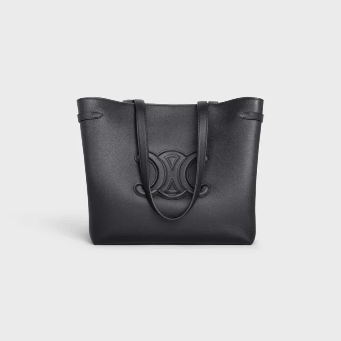 Cabas AnaïS Cuir Triomphe de taille moyenne en cuir de veau grainé Cabas AnaïS Cuir Triomphe de taille moyenne en cuir de veau grainé