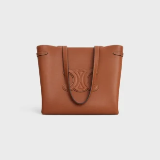 Cabas AnaïS Cuir Triomphe de taille moyenne en cuir de veau grainé