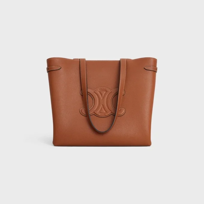 Cabas AnaïS Cuir Triomphe de taille moyenne en cuir de veau grainé Cabas AnaïS Cuir Triomphe de taille moyenne en cuir de veau grainé
