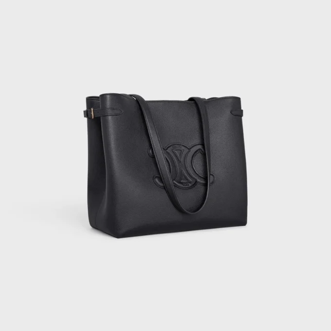 Cabas AnaïS Cuir Triomphe de taille moyenne en cuir de veau grainé Cabas AnaïS Cuir Triomphe de taille moyenne en cuir de veau grainé