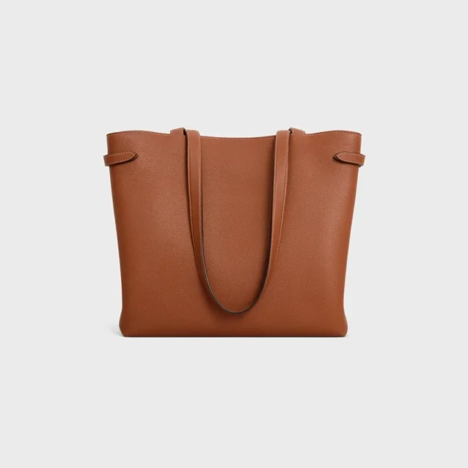 Cabas AnaïS Cuir Triomphe de taille moyenne en cuir de veau grainé Cabas AnaïS Cuir Triomphe de taille moyenne en cuir de veau grainé