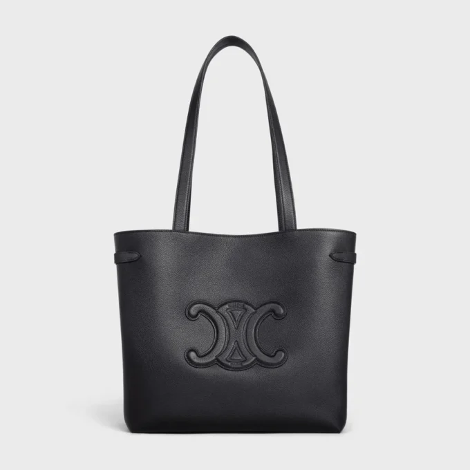 Cabas AnaïS Cuir Triomphe de taille moyenne en cuir de veau grainé Cabas AnaïS Cuir Triomphe de taille moyenne en cuir de veau grainé