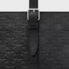 Cabas à boucle en cuir de veau avec motif Triomphe en relief Cabas à boucle en cuir de veau avec motif Triomphe en relief
