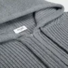 Cardigan à capuche en laine Cardigan à capuche en laine