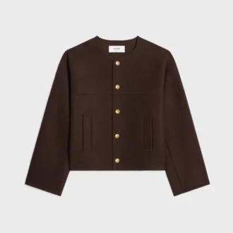 Cardigan en cachemire double face