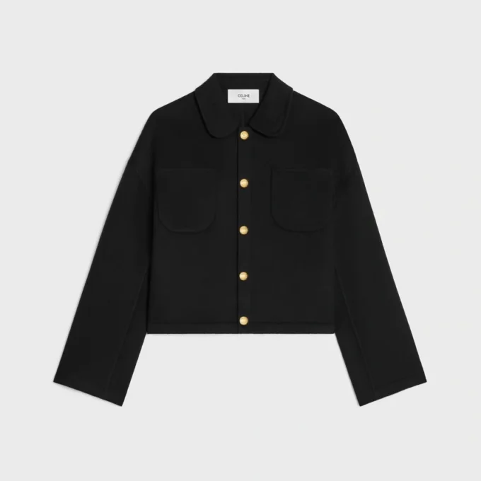 Cardigan en cachemire double face
