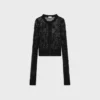 Cardigan en coton crocheté