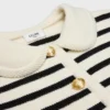 Cardigan en laine rayée Cardigan en laine rayée