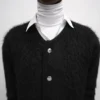Cardigan en mohair brossé Cardigan en mohair brossé