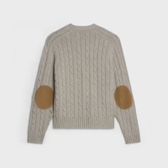 Cardigan Triomphe en cachemire à mailles torsadées