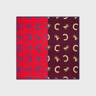 Carré en twill de soie