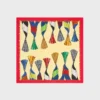 Carré en twill de soie