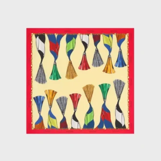 Carré en twill de soie
