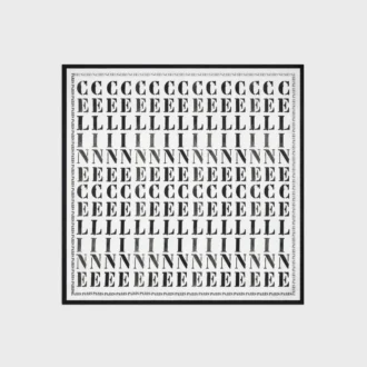 Carré en twill de soie