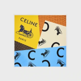 Carré en twill de soie
