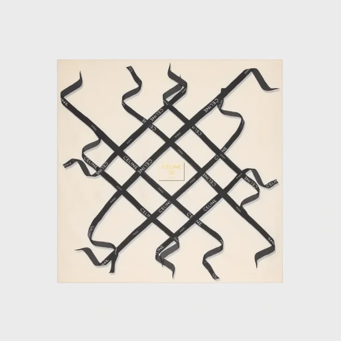 Carré en twill de soie