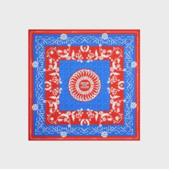 Carré en twill de soie