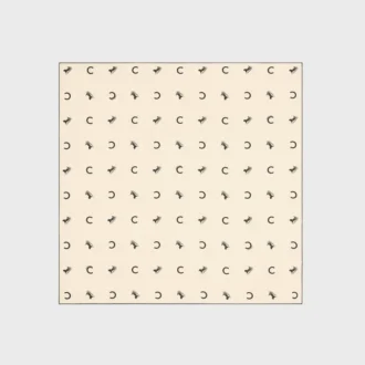 Carré en twill de soie