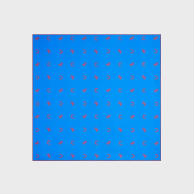 Carré en twill de soie