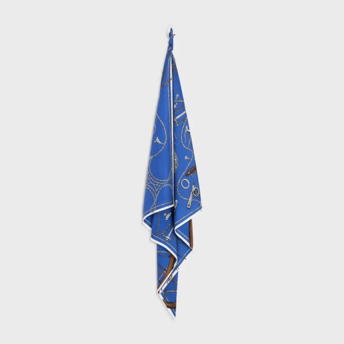 Carré en twill de soie