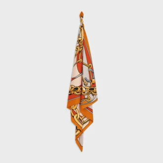 Carré en twill de soie